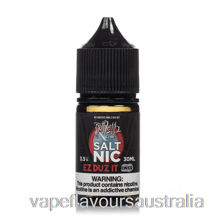 Vape Nicotine Australia EZ Duz It On Ice - Ruthless SALT - 30mL 35mg